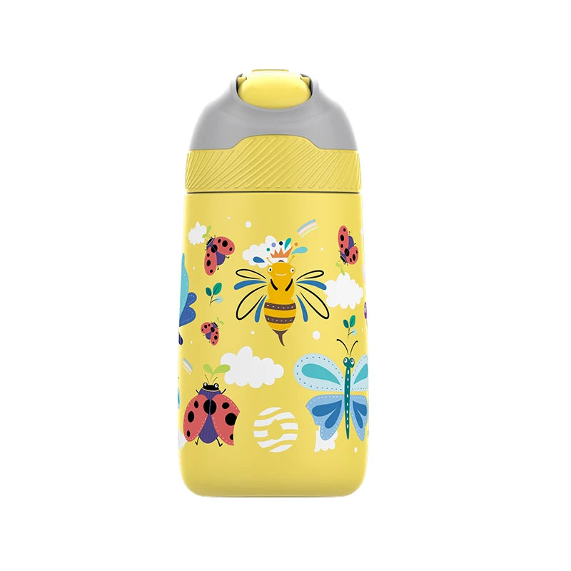 gourde-isotherme-enfant-jaune