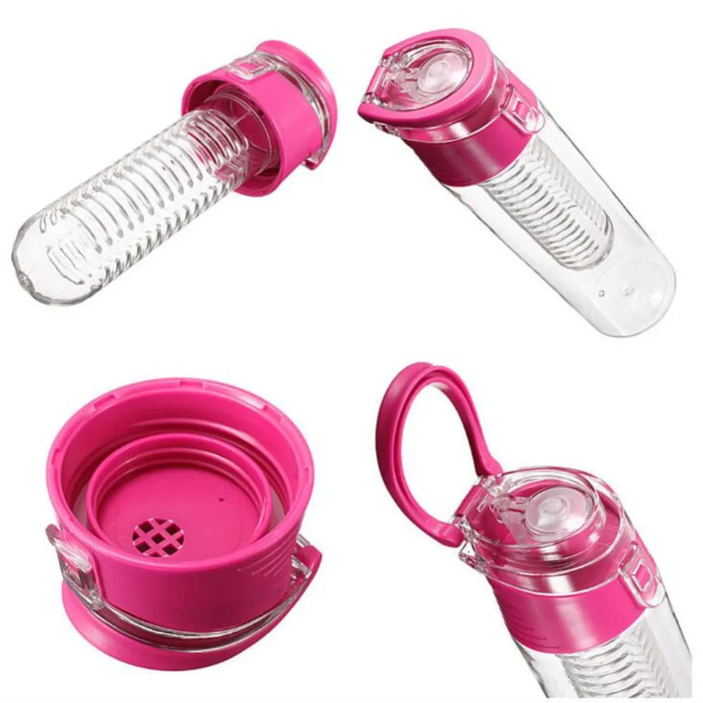 description en image de la gourde plastique infuseur
