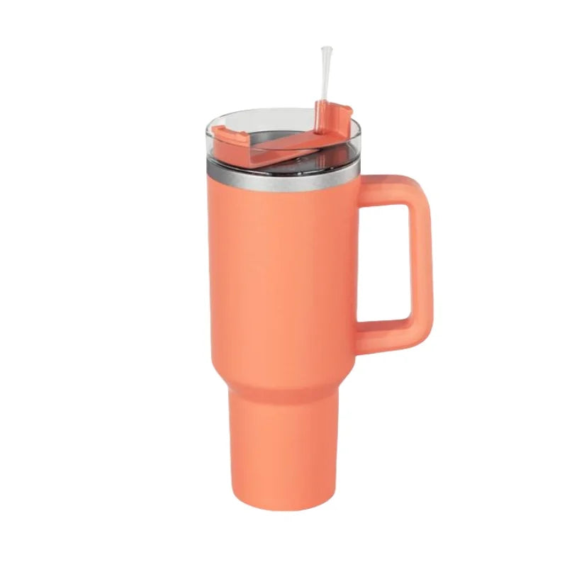 gourde isotherme poignée orange