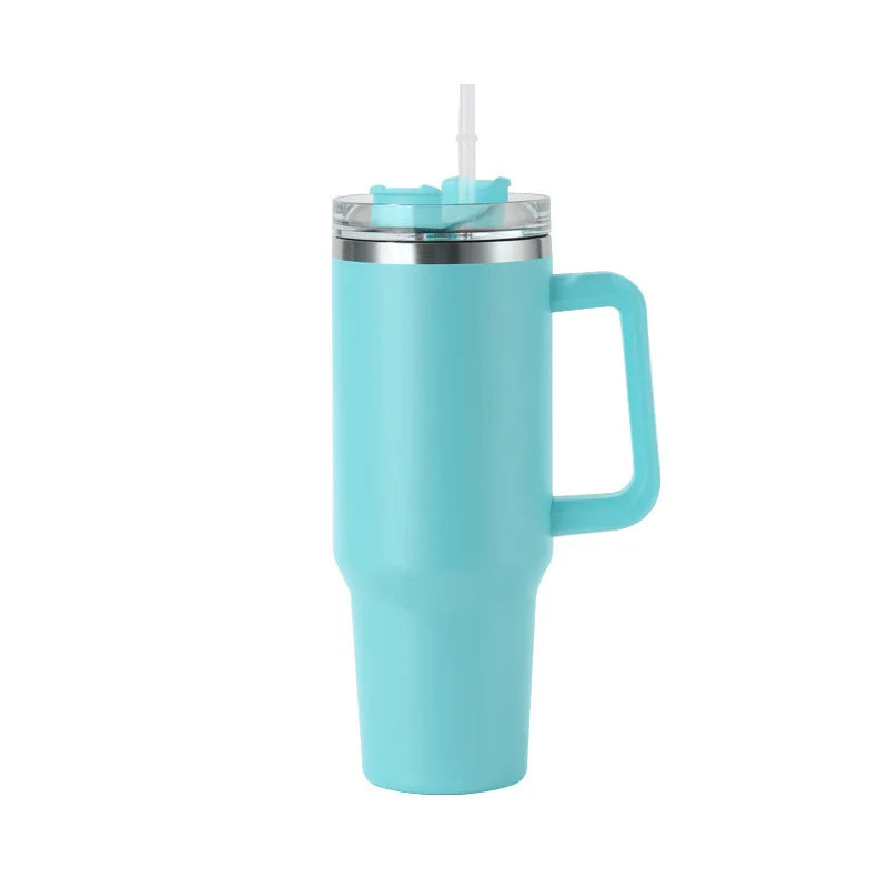 gourde isotherme poignée Bleu Pùle