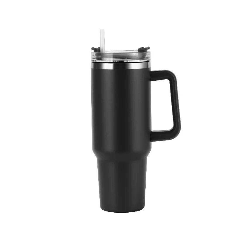 gourde isotherme poignée noire
