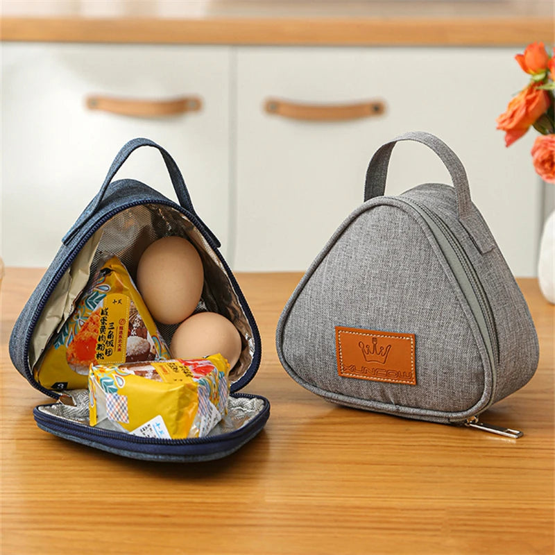 duo de sac isotherme triangulaire avec repas