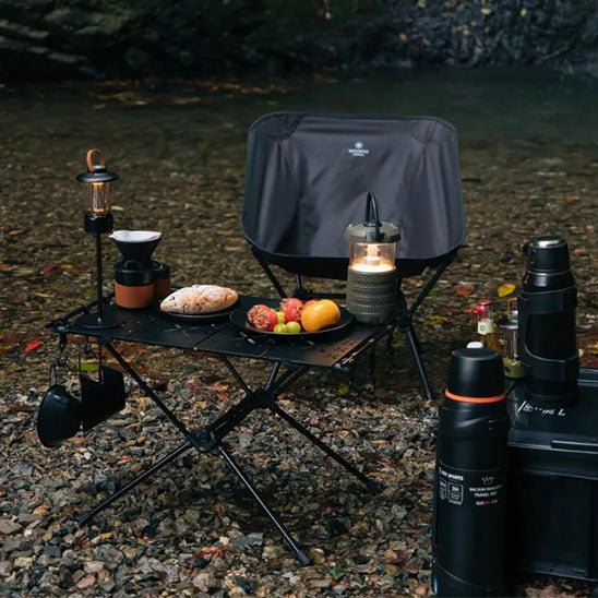 table camping pliante nourriture