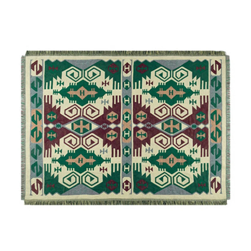 tapis-de-sol-tribales-indiennes-vert