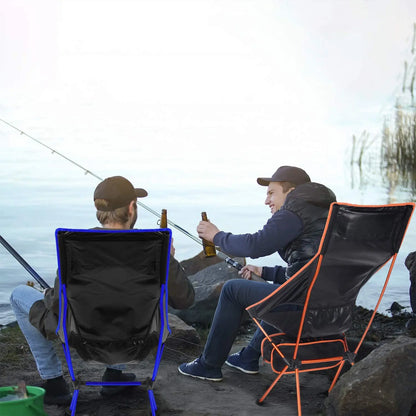 chaise pliante camping pêcher amis