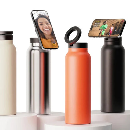 gourde-isotherme-support-téléphone-multi