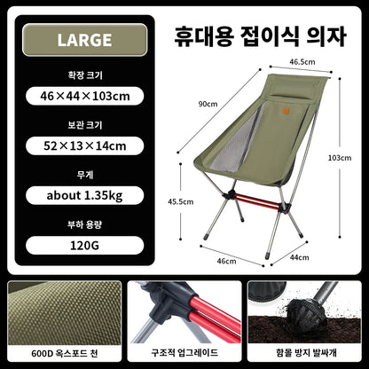 Chaise de Camping -Lunaire