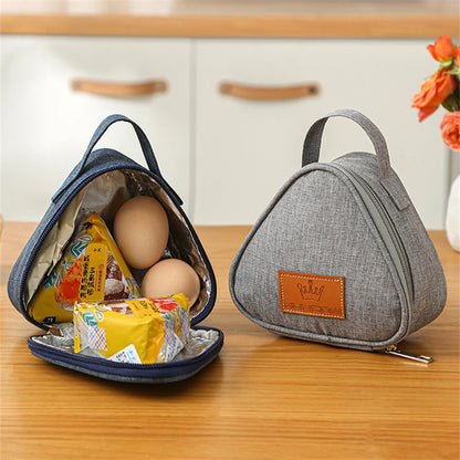 duo de sac isotherme triangulaire avec repas
