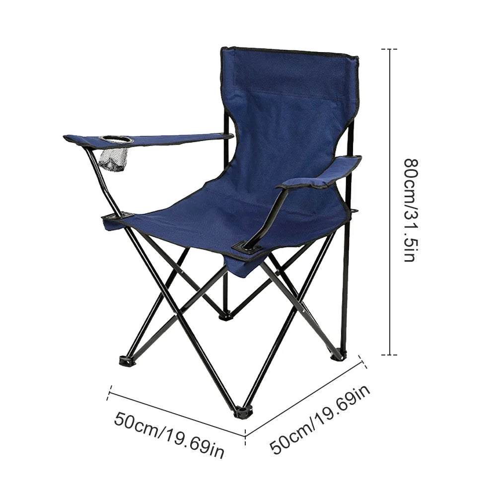 Chaises-de-camping-bleu-foncé