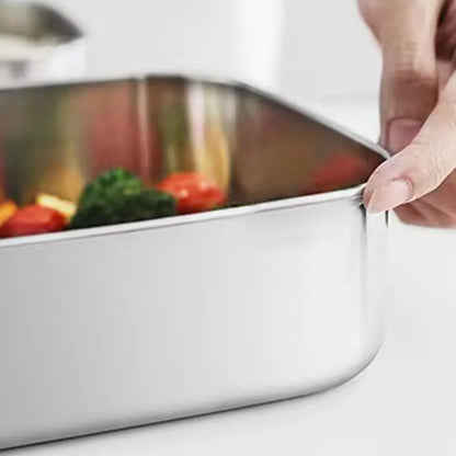 boite repas inox rebord