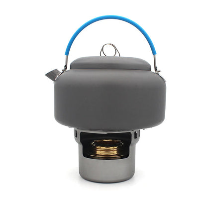réchaud-pour-camping-portable-bouilloire-bleu