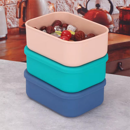 boite repas silicone trio ouvert